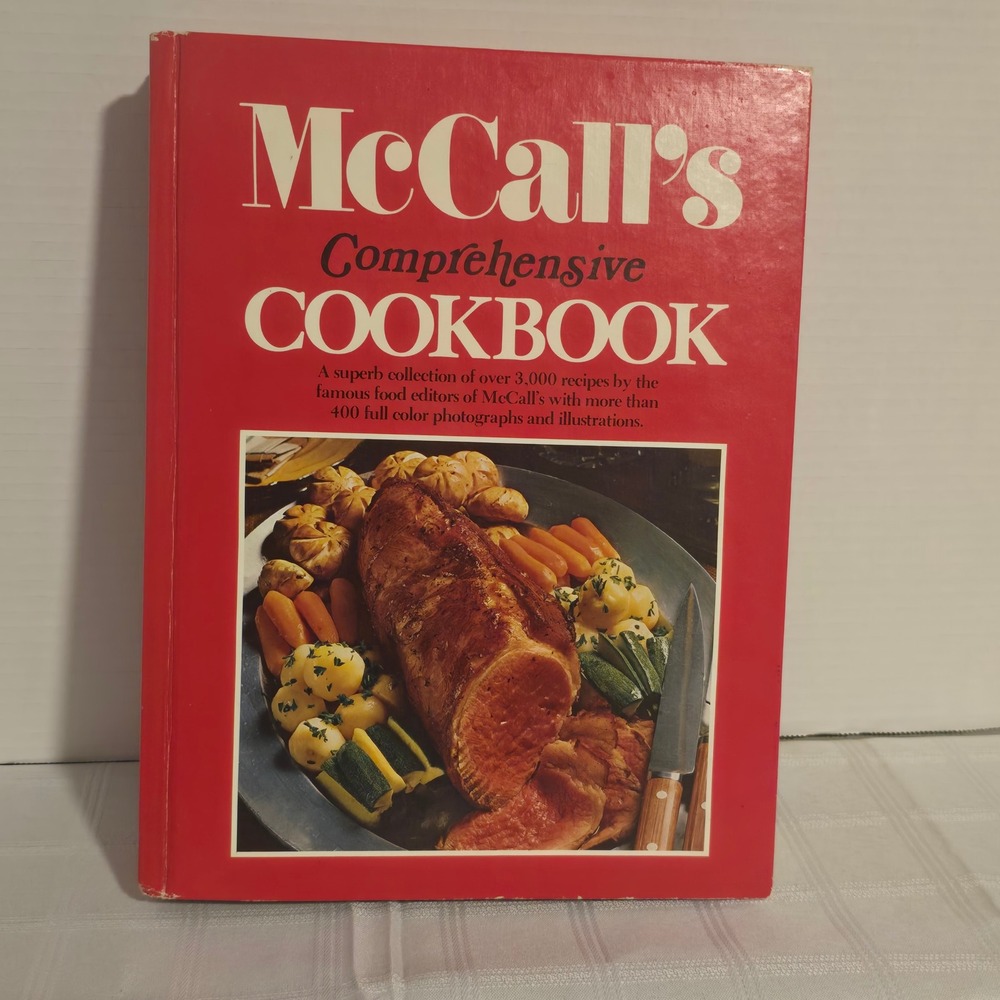 McCall's Comprehensive Cookbook Vintage Hardcover 3000+ Recipes Illustrated